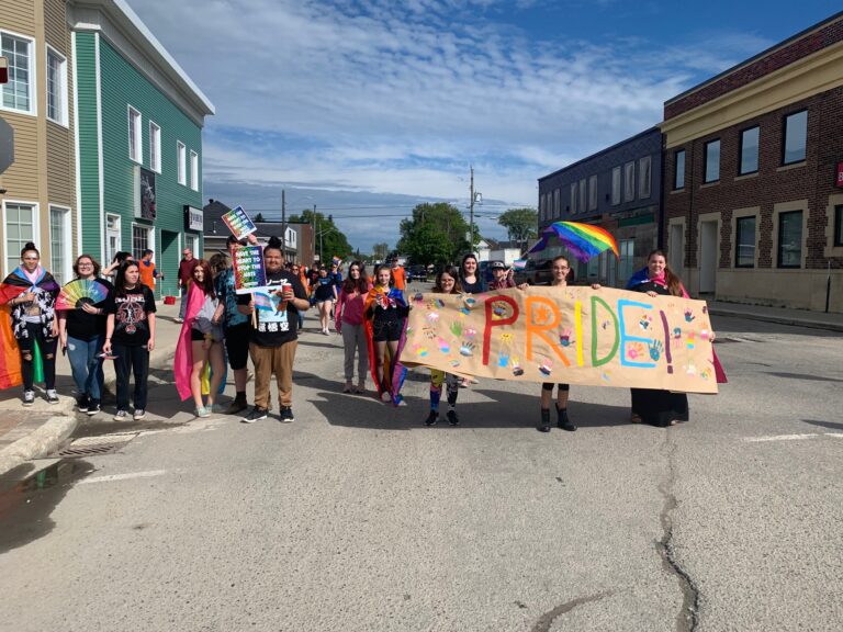 Students participate in Pride Walk in Kapuskasing